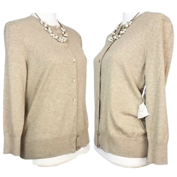 MADISON Button Down Mushroom Sweater Women's S - Picture 2 of 6